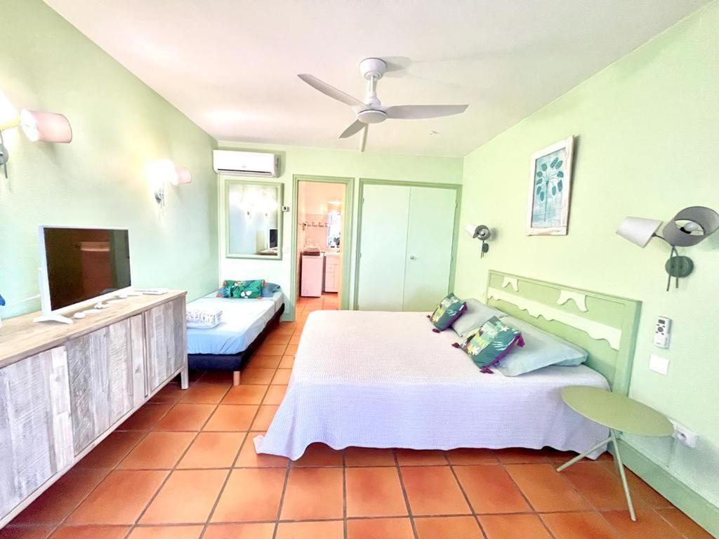 Guadeloupe- Saint-Francois- Residence Anse Des Rochers - Appartement Quart De Villa Etage - Vue Mer- 4 Personnes - Lit Bebe Sur Demande - Citerne Et Wifi Prives -Animaux Ok-Acces Plage Direct -Apnee Bien-Etre Experience Sur Demande Avec Instructeur A Экстерьер фото