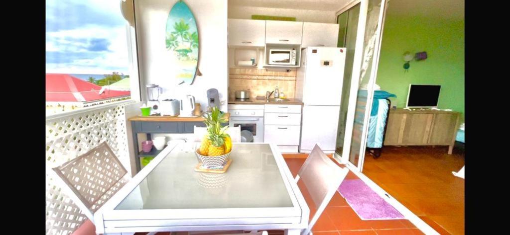 Guadeloupe- Saint-Francois- Residence Anse Des Rochers - Appartement Quart De Villa Etage - Vue Mer- 4 Personnes - Lit Bebe Sur Demande - Citerne Et Wifi Prives -Animaux Ok-Acces Plage Direct -Apnee Bien-Etre Experience Sur Demande Avec Instructeur A Экстерьер фото