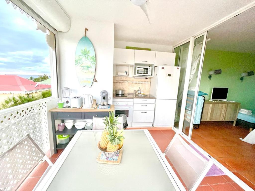 Guadeloupe- Saint-Francois- Residence Anse Des Rochers - Appartement Quart De Villa Etage - Vue Mer- 4 Personnes - Lit Bebe Sur Demande - Citerne Et Wifi Prives -Animaux Ok-Acces Plage Direct -Apnee Bien-Etre Experience Sur Demande Avec Instructeur A Экстерьер фото
